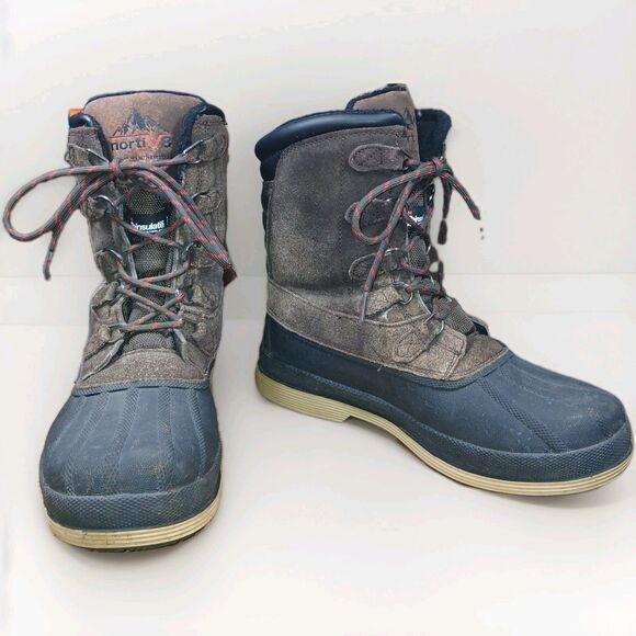 Norti V8 Mens Winter Snow Boots Slip Resistant Outdoor Waterproof Work Sz 8.5 - Picture 1 of 13